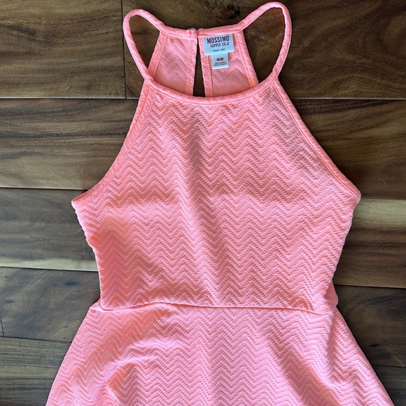 Mossimo Neon Coral Tank Dress size Medium - Picture 2 of 5